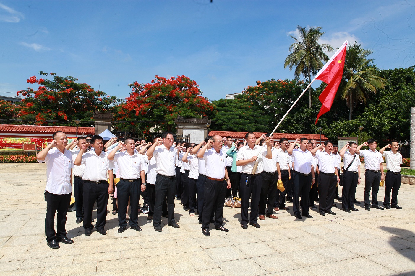 定安联社党委组织开展纪念中国共产党建党99周年红色教育活动