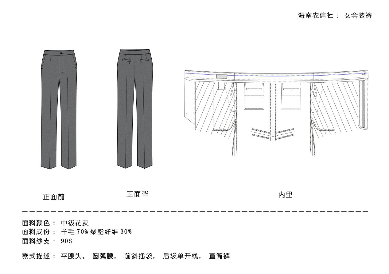 海南省农村信用社员工工作服设计方案评选结果公示