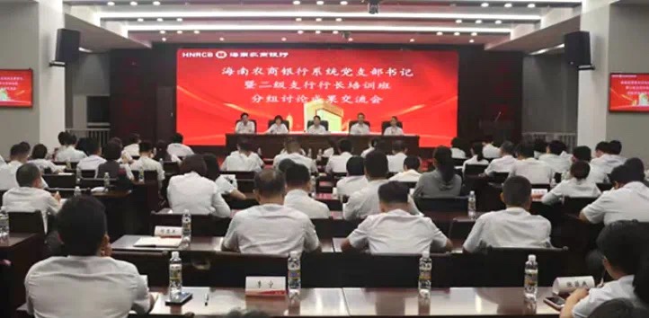 海南农商银行系统党支部书记暨二级支行行长培训班举行分组讨论成果交流会
