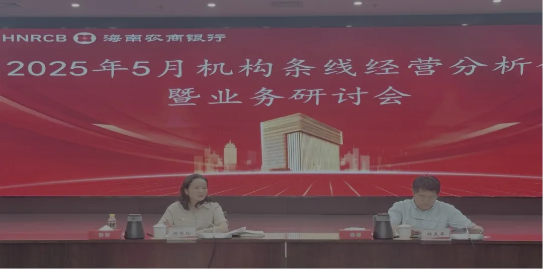 海南农商银行召开机构条线经营分析会暨业务研讨会