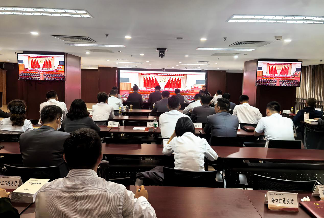 夯实党建根基 筑牢思想防线海口支行开展廉政党课暨党建工作培训