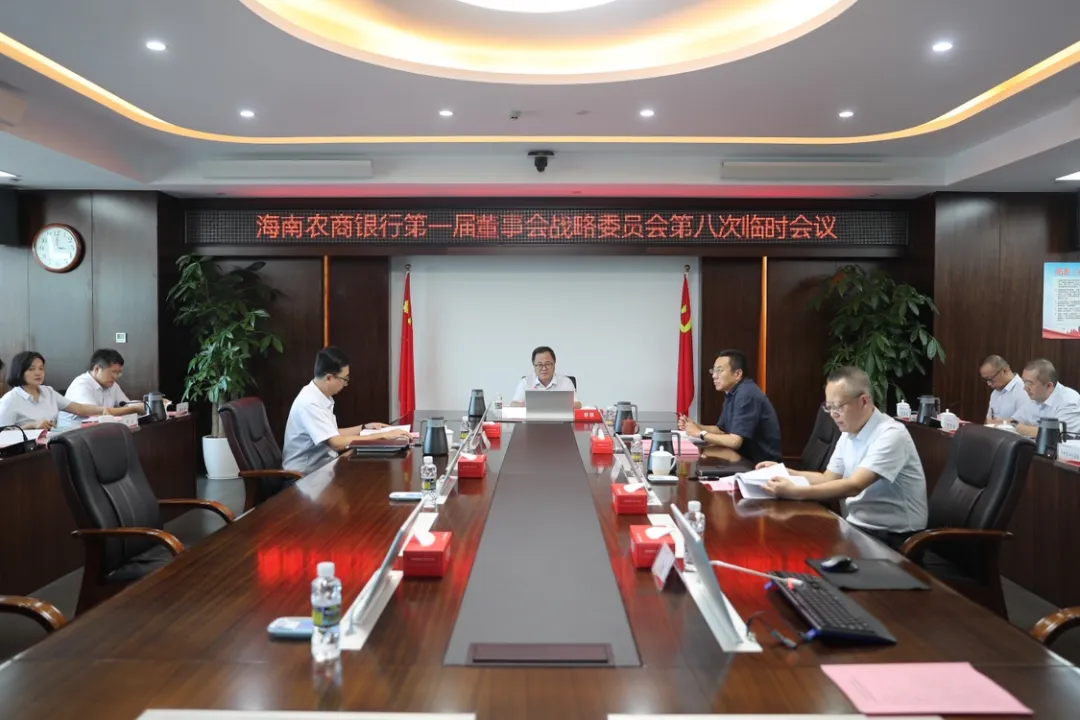 海南农商银行召开第一届董事会战略委员会第八次临时