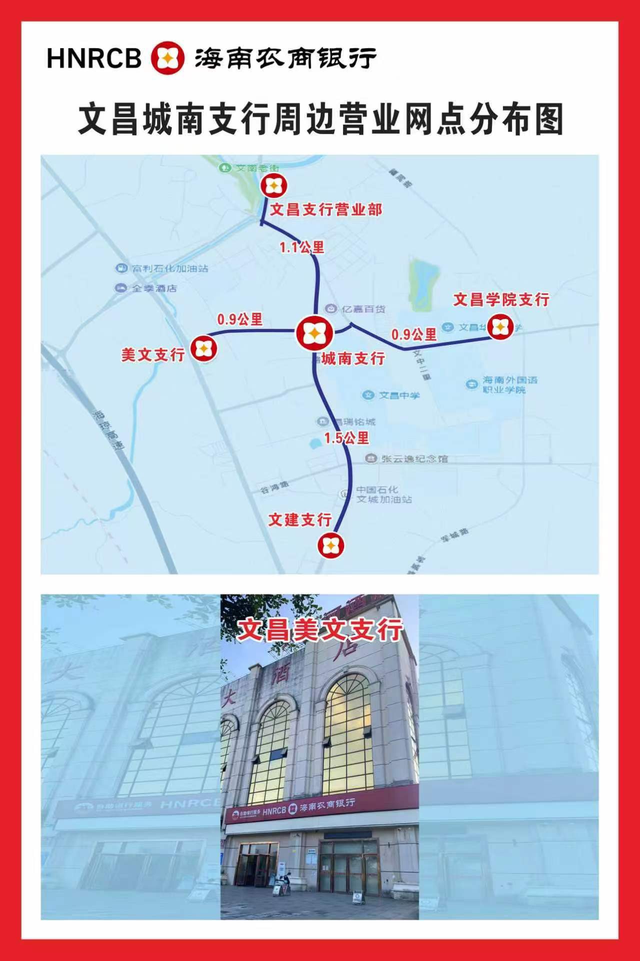 海南农村商业银行股份有限公司文昌城南支行终止营业公告